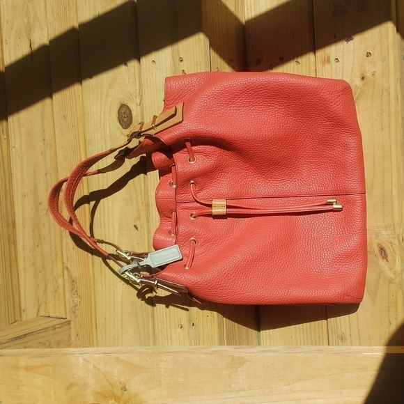 Coach XL 25307 Legacy Dream Drawstring Pebble Leather Bag - Picture 4 of 10